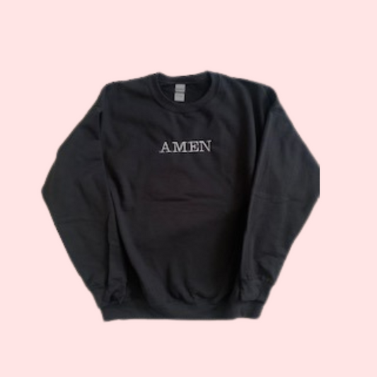 Amen Crewneck Sweatshirt Embroidered