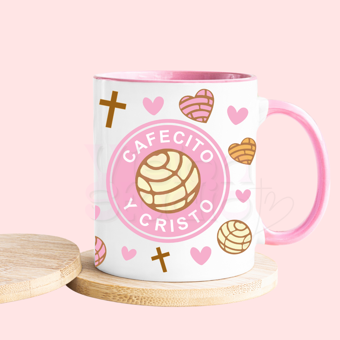 Cafecito & Cristo 15 0z Mug