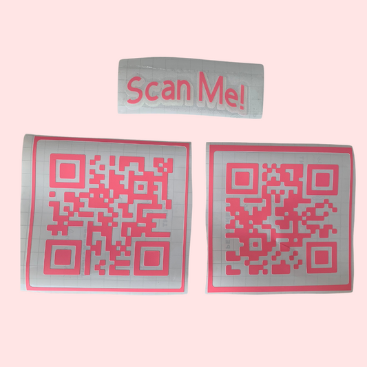 Car Qr code Vinyl Decal